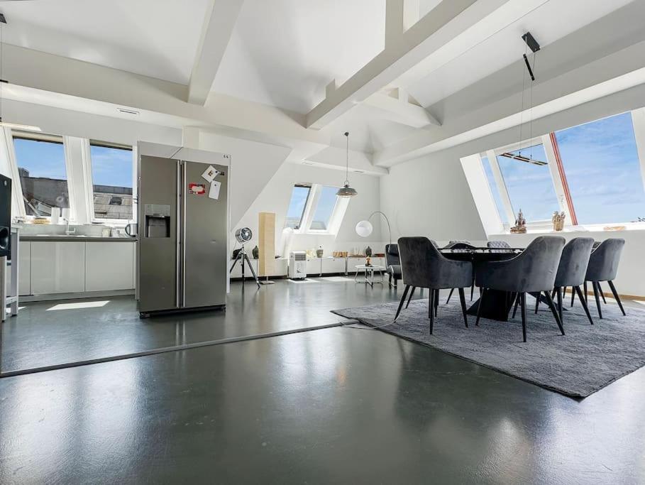 6 Zimmer Maisonette-Penthouse Pool Dachterrasse Luxus Münih Dış mekan fotoğraf