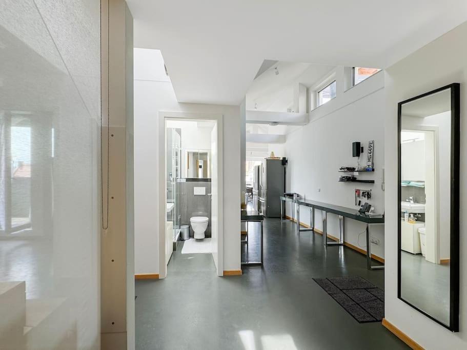 6 Zimmer Maisonette-Penthouse Pool Dachterrasse Luxus Münih Dış mekan fotoğraf